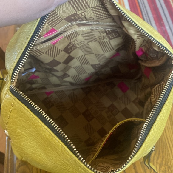 Not rated Yellow Leather Backpack - Picture 9 of 11